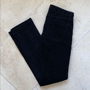 J. Crew black corduroy city fit jeans
